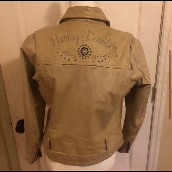 Harley-Davidson Jackets & Blazers - Harley Davidson Genuine Leather Tan Jacket